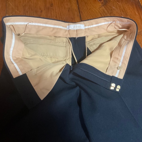 Chloe’ 100% wool Trousers Straight leg size 42 - Picture 3 of 13